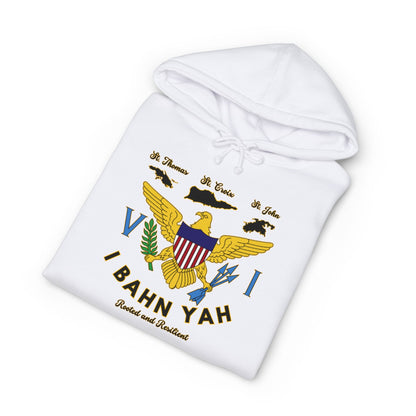 I Bahn Yah Hoodie - Caribbean Backyard Vibes Heavyweight Sweatshirt
