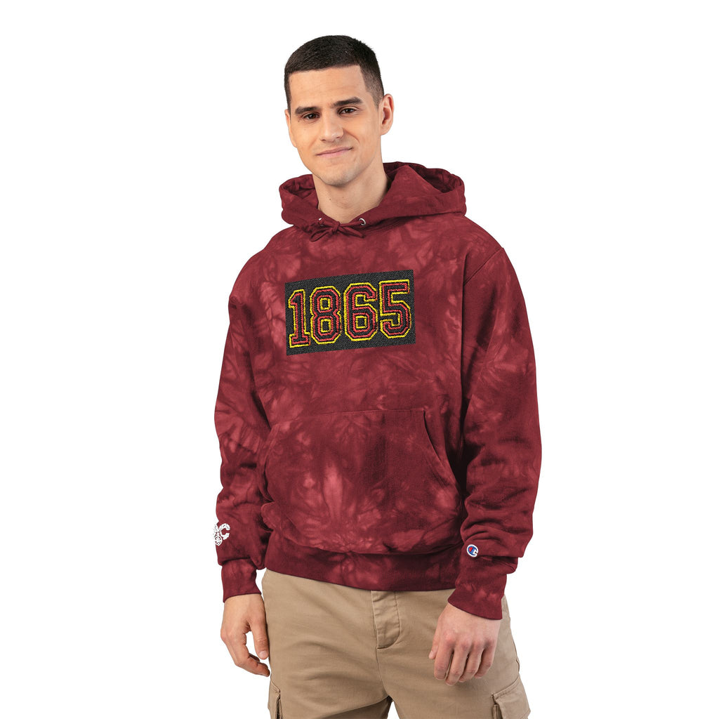 Tie-Dye Hoodie - Juneteenth 1865 Embroidered Design