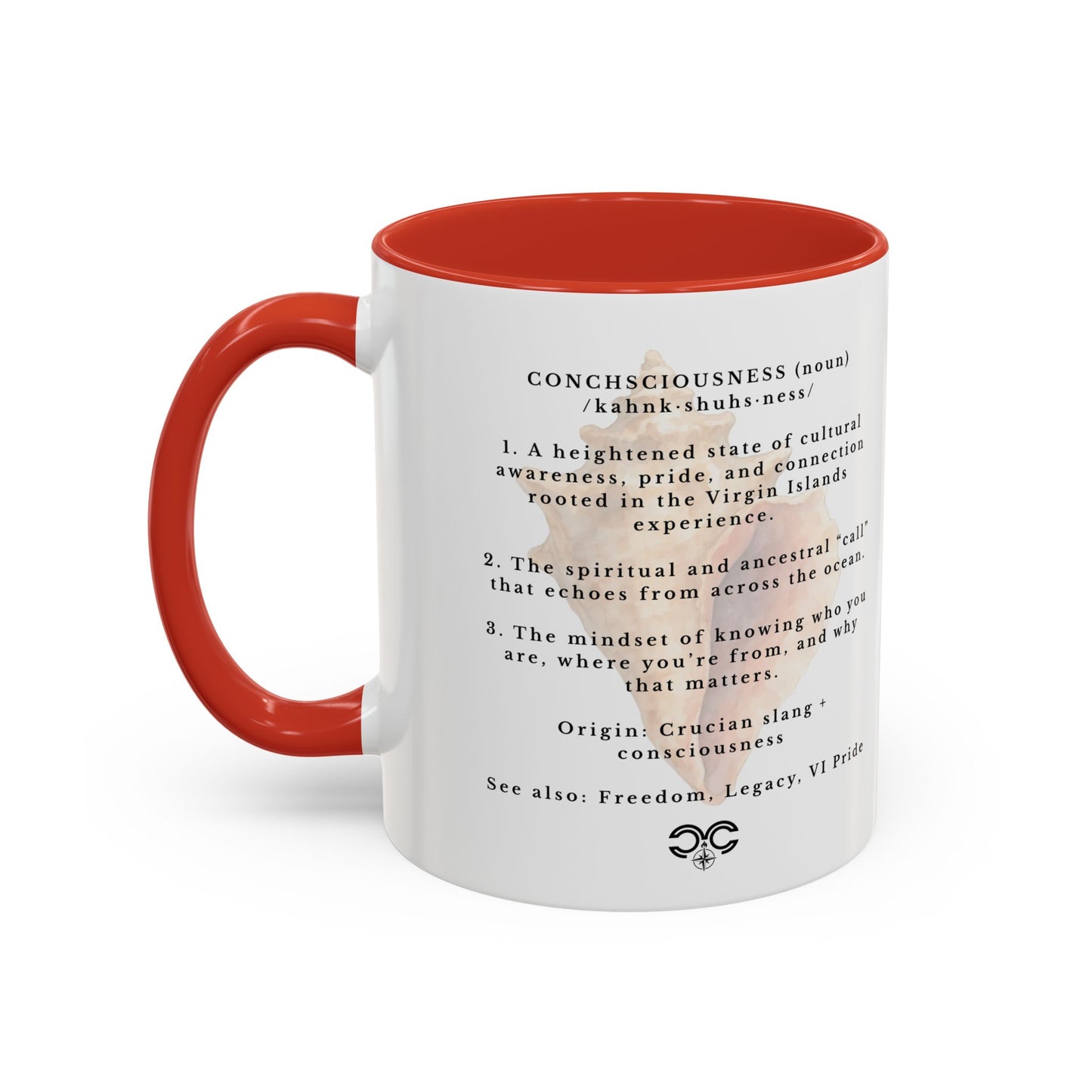 Mug - Conchsciousness Virgin Islands Pride Coffee Cup