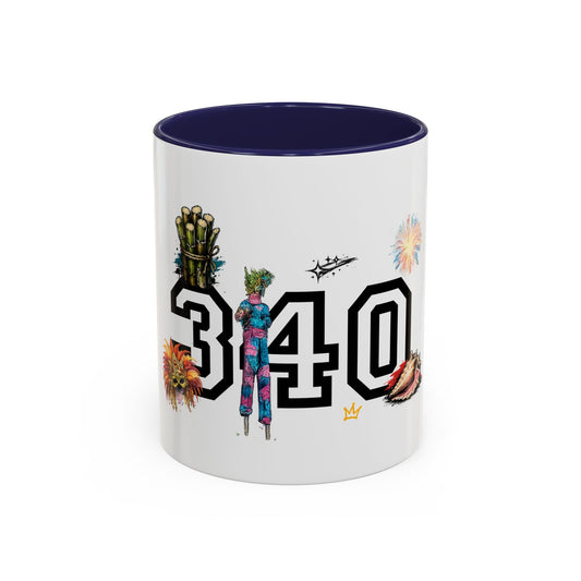 Accent Coffee Mug — "The islands don't leave you." St. Croix Inspired 11/15oz