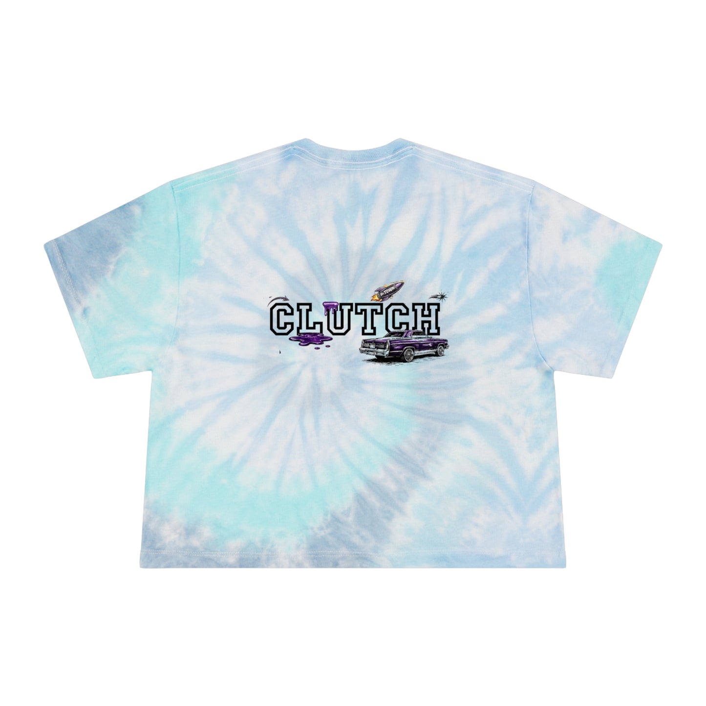 "713" Tie-Dye Crop Tee — 'Built for those who know exactly what 713 means'