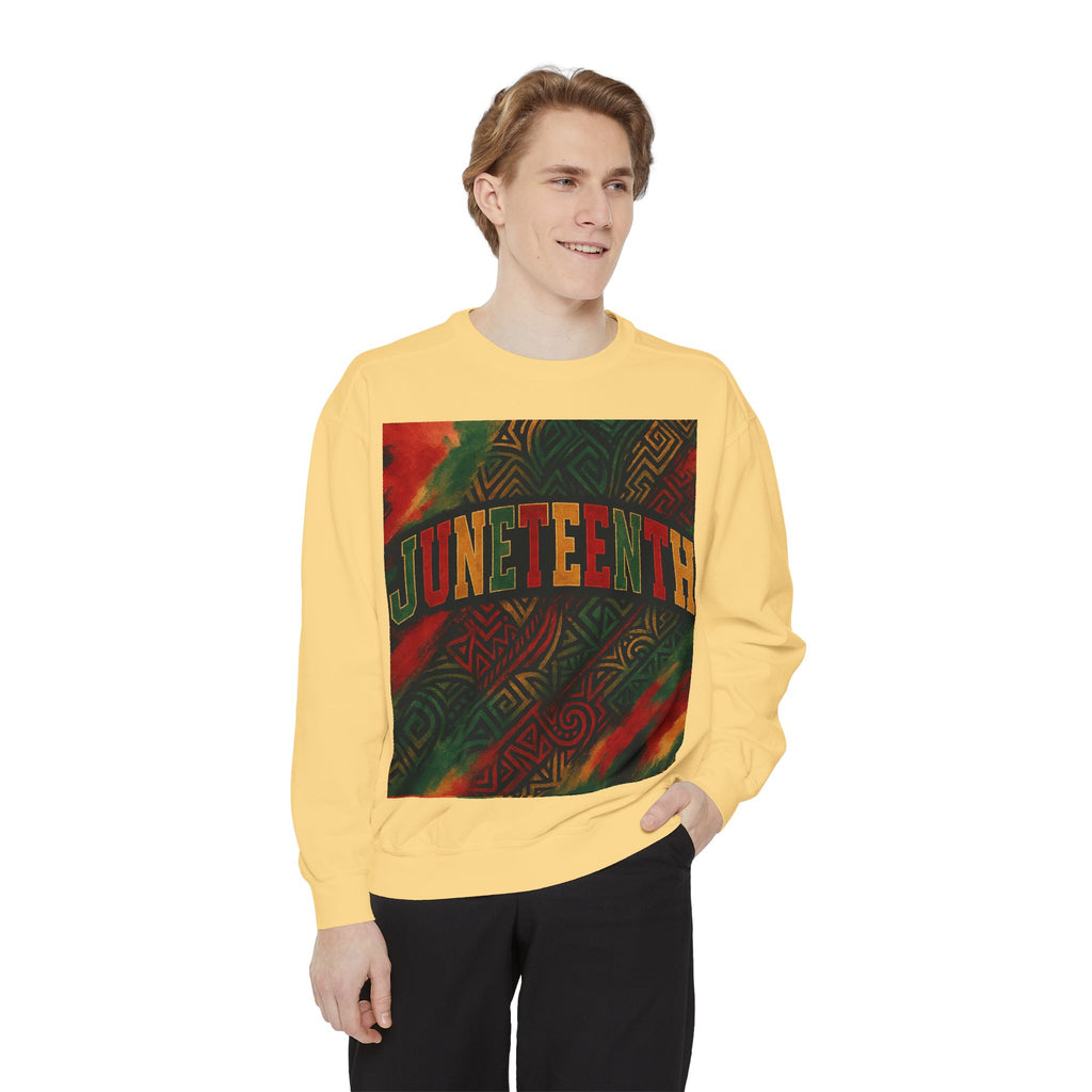 Juneteenth x Tribal Signs Sweatshirt - Celebrate Freedom in Style
