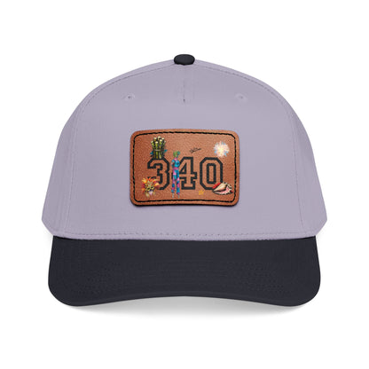 Hams Bluff 340 Leather Patch Baseball Cap
