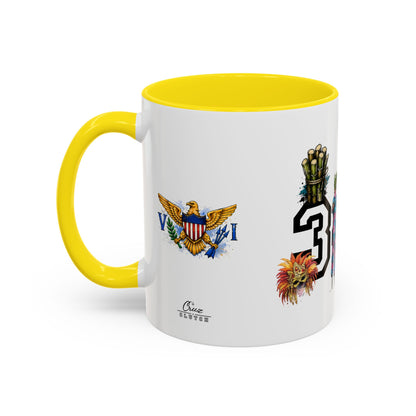 Accent Coffee Mug — "The islands don't leave you." St. Croix Inspired 11/15oz