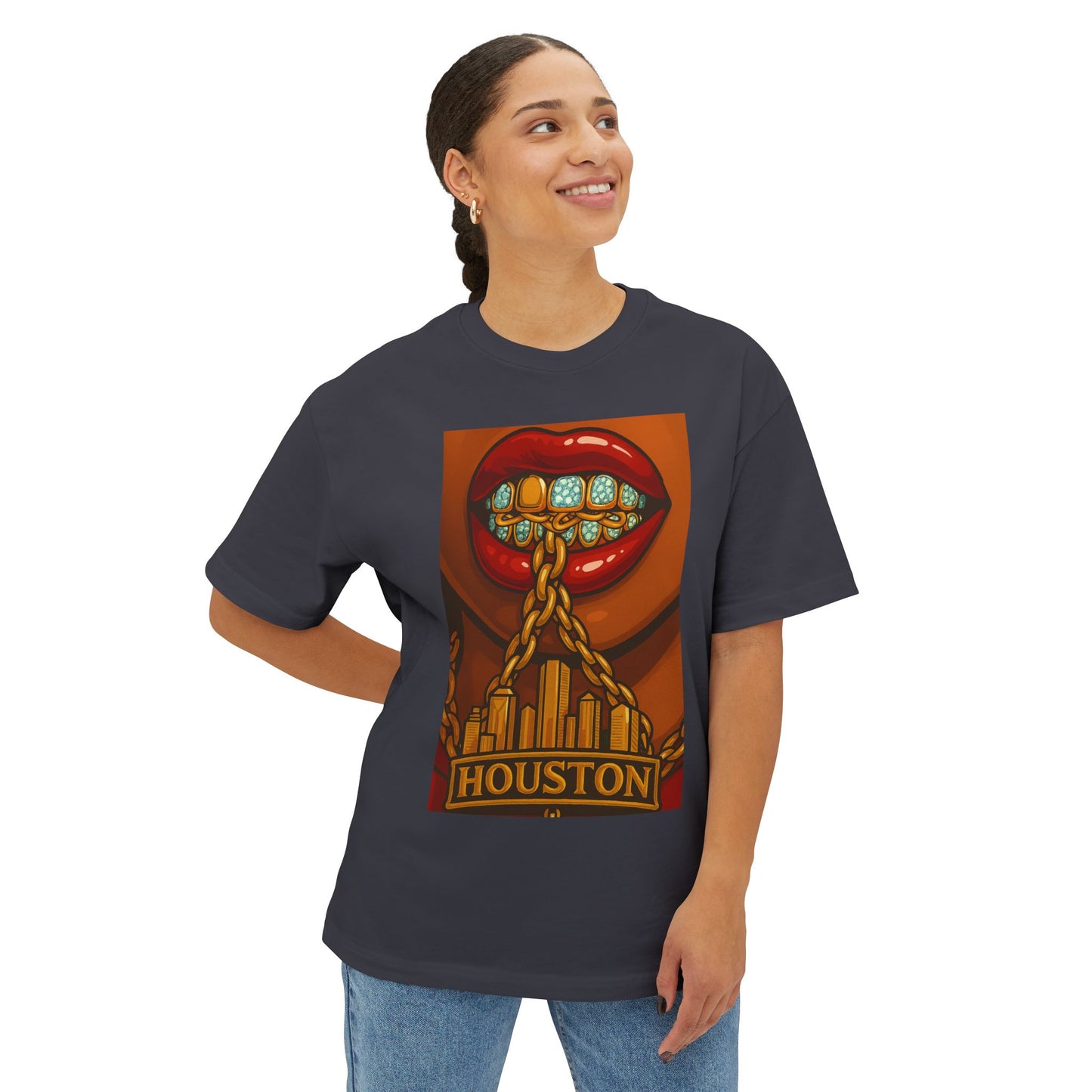 Oversized Boxy Tee - Pressure Applied Graphic