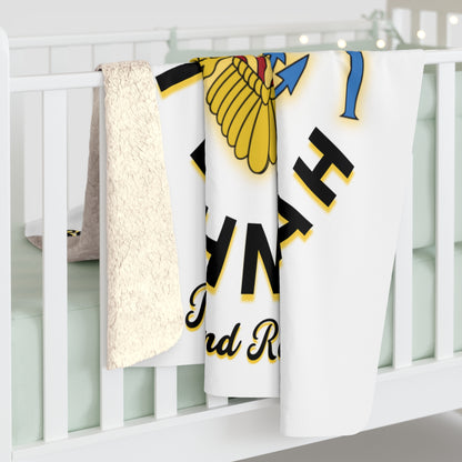 Virgin Islands Sherpa Fleece Blanket – "V I Bahn Yah" Rooted & Resilient Design
