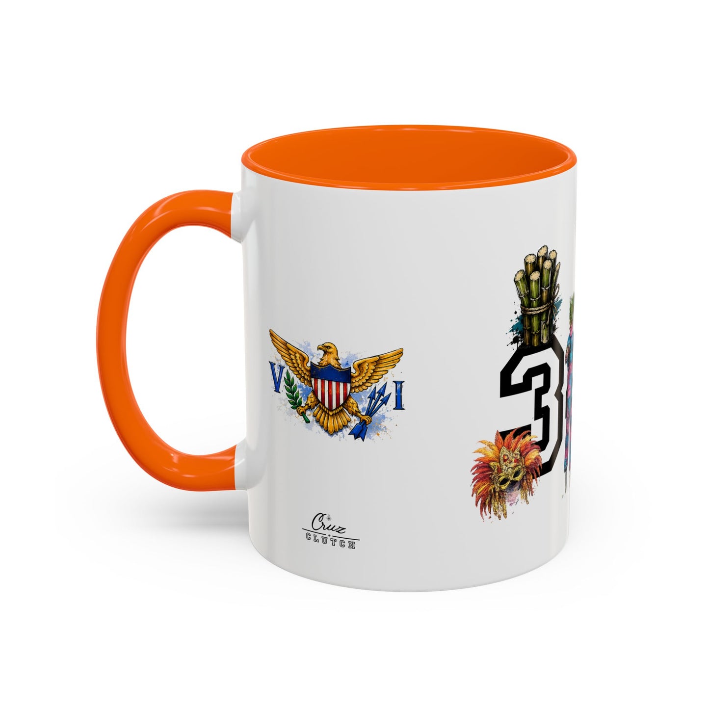Accent Coffee Mug — "The islands don't leave you." St. Croix Inspired 11/15oz