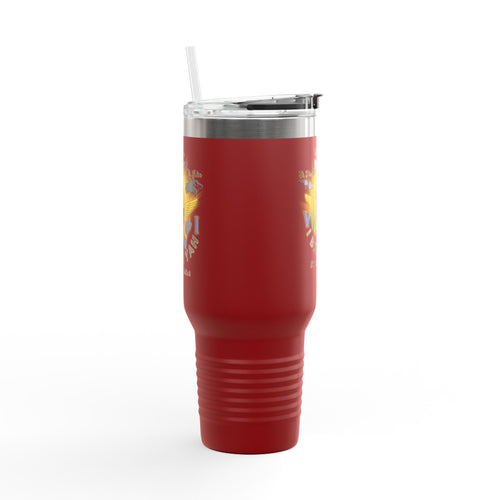 Vibrant Insulated Travel Mug | Perfect for Road Trips, Outdoor Adventures, and Every Day | Customizable 40oz Drinkware