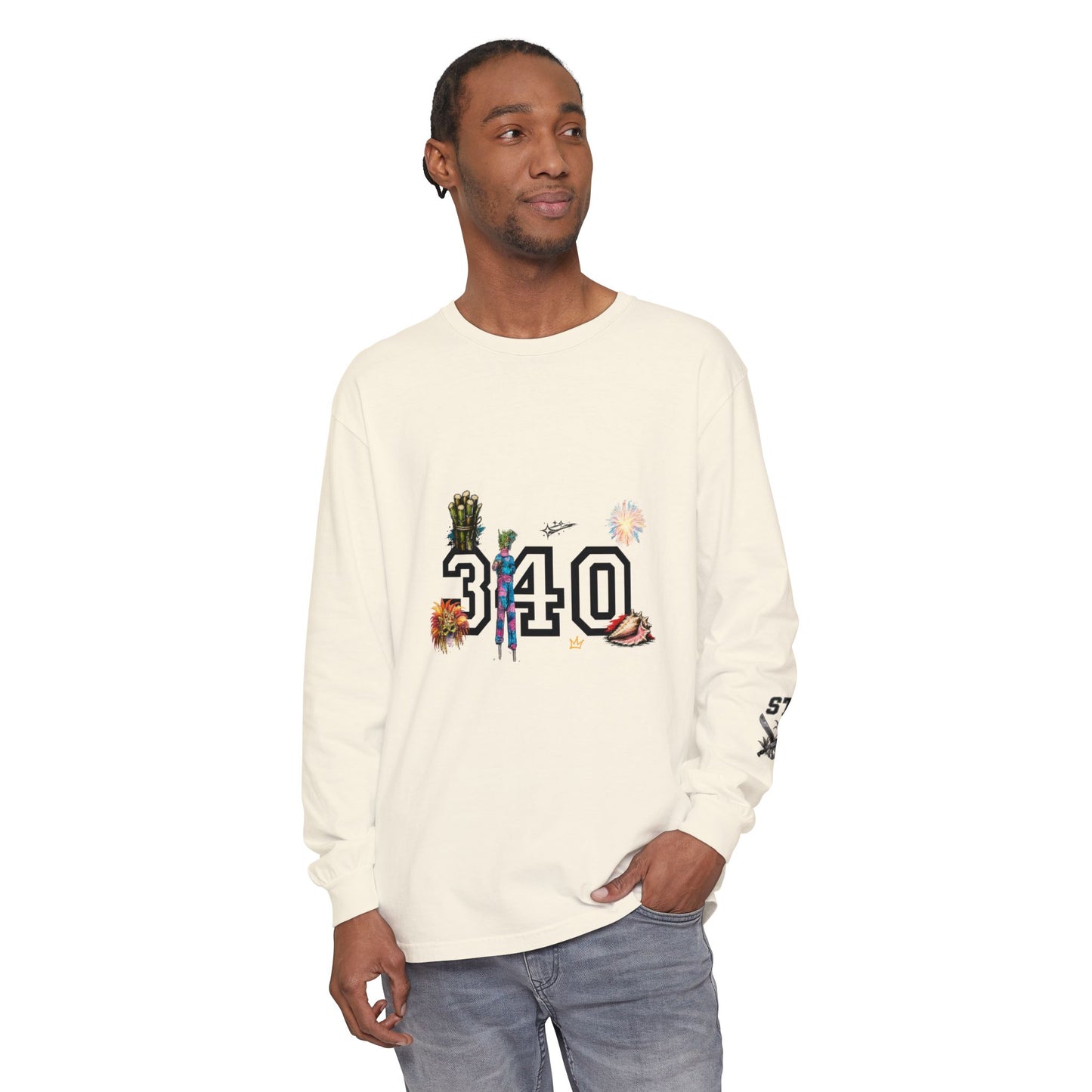 Cruz 340 Long Sleeve Tee — Island Vibes Graphic Shirt