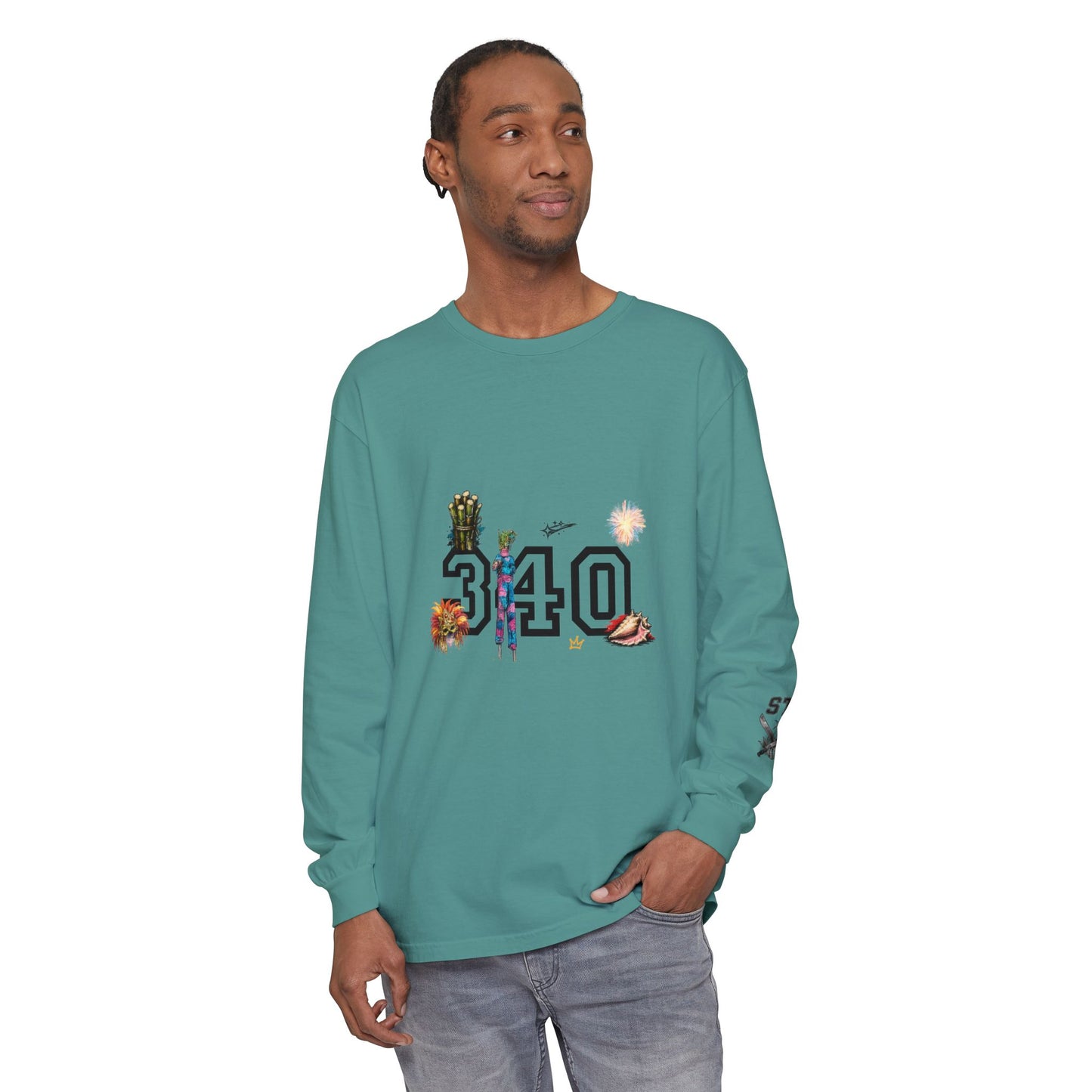 Cruz 340 Long Sleeve Tee — Island Vibes Graphic Shirt