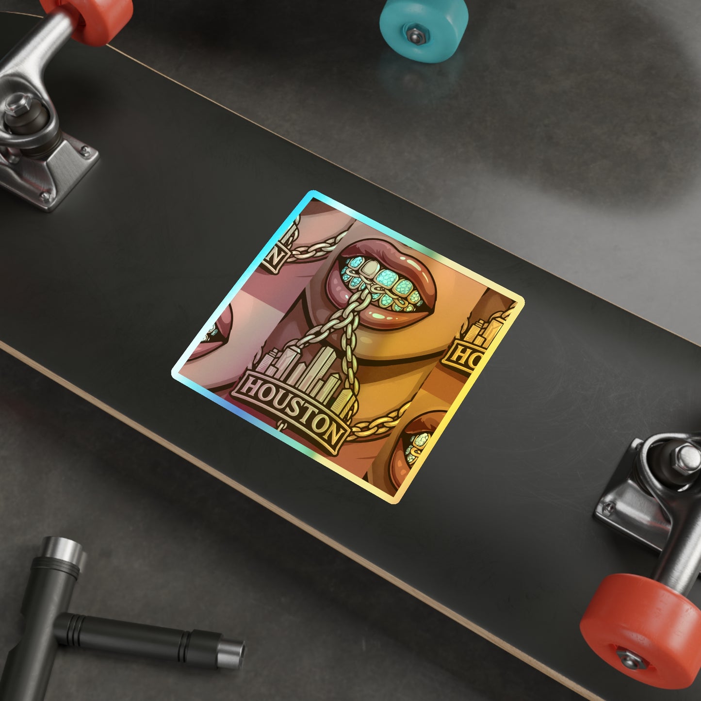 Sticker Set - Apply Pressure Holographic Die-cut Stickers