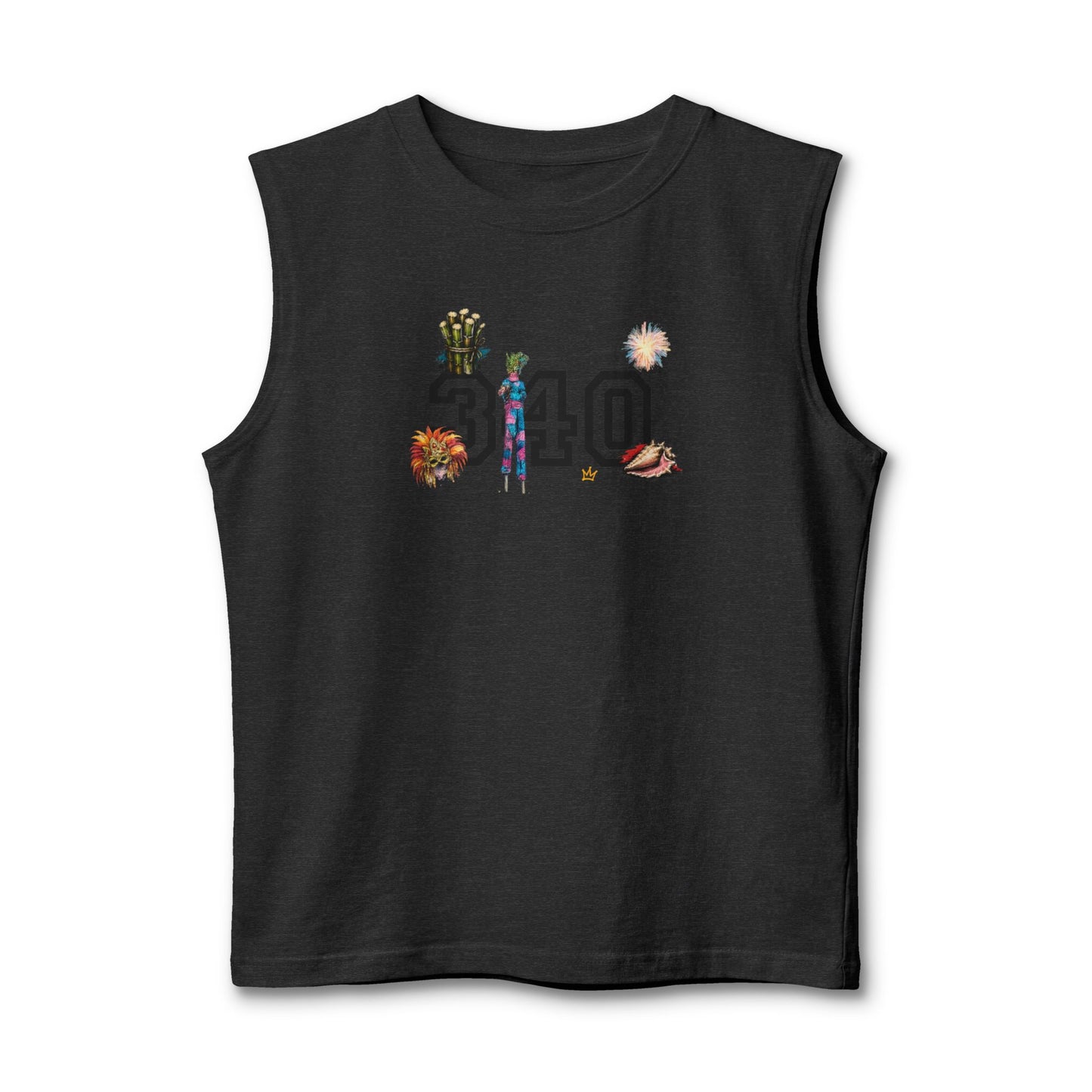 St. Croix Islands Muscle Tank — "340"