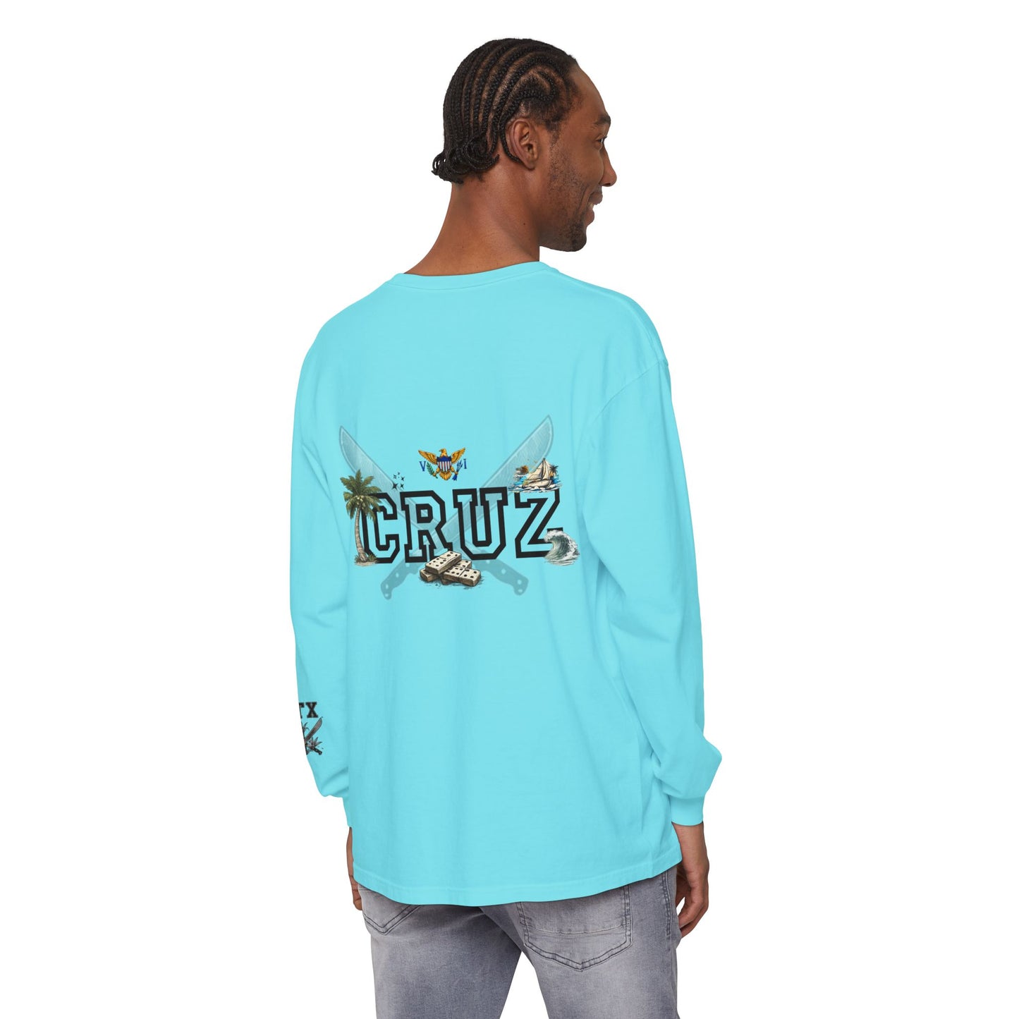 Cruz 340 Long Sleeve Tee — Island Vibes Graphic Shirt