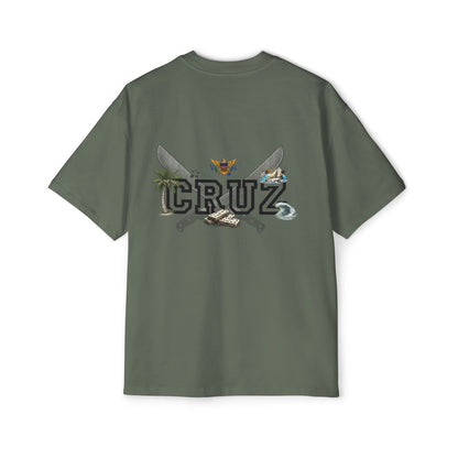 Cruz 340 Graphic Tee — Beach Vibes Men’s Oversized T-Shirt