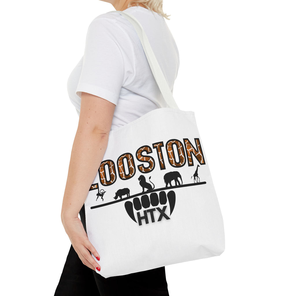 ZOOston HTX Giraffe Edition Tote Bag - Stylish, Eco-Friendly Animal Lover's Accessory, Perfect for Shopping, Beach Days, and Gifts