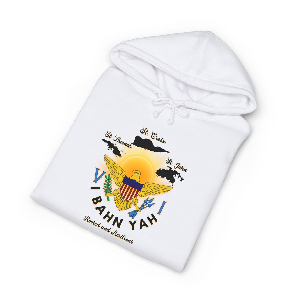 I Bahn Yah Hoodie - Caribbean‑American Backyard Vibes Heavyweight Sweatshirt