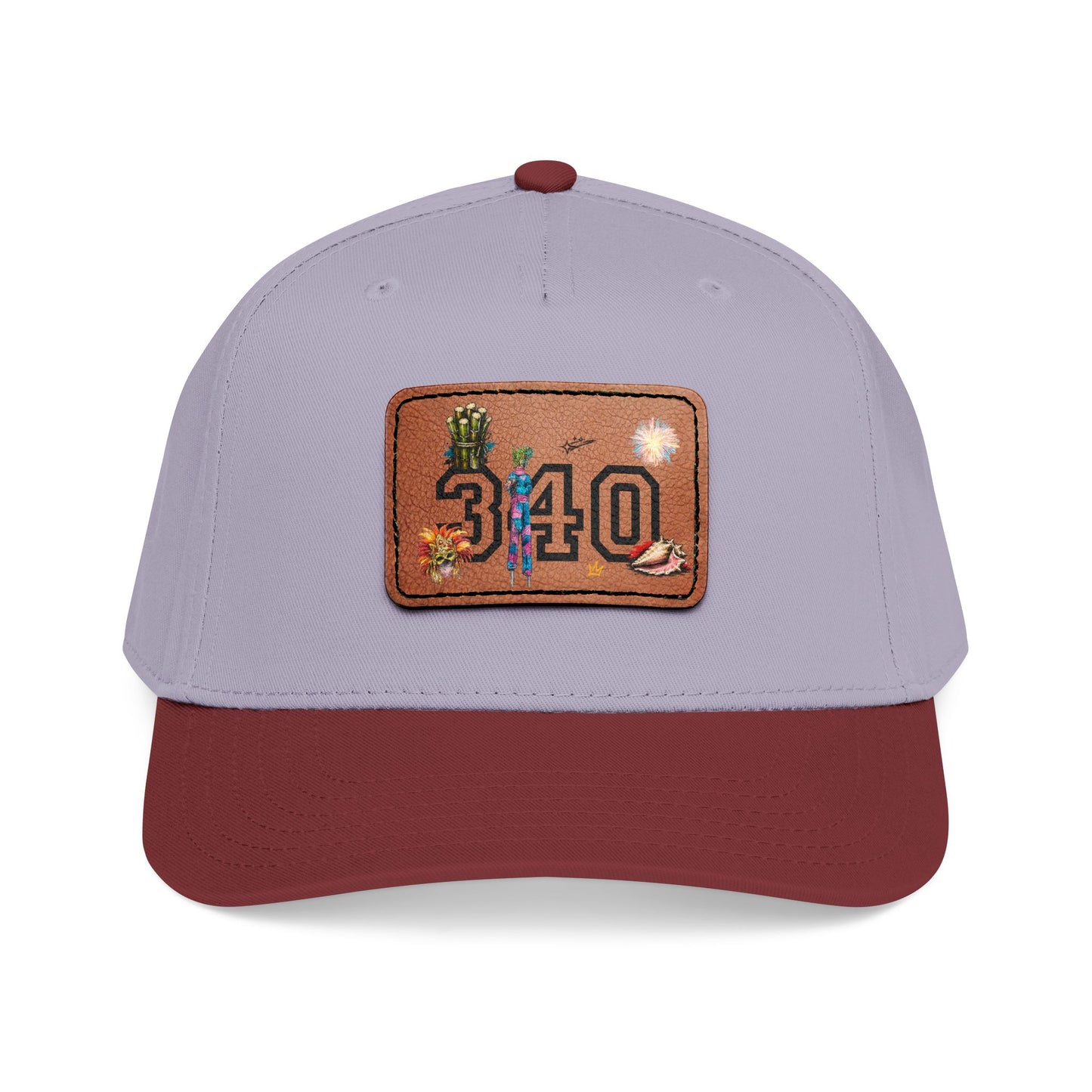 Hams Bluff 340 Leather Patch Baseball Cap