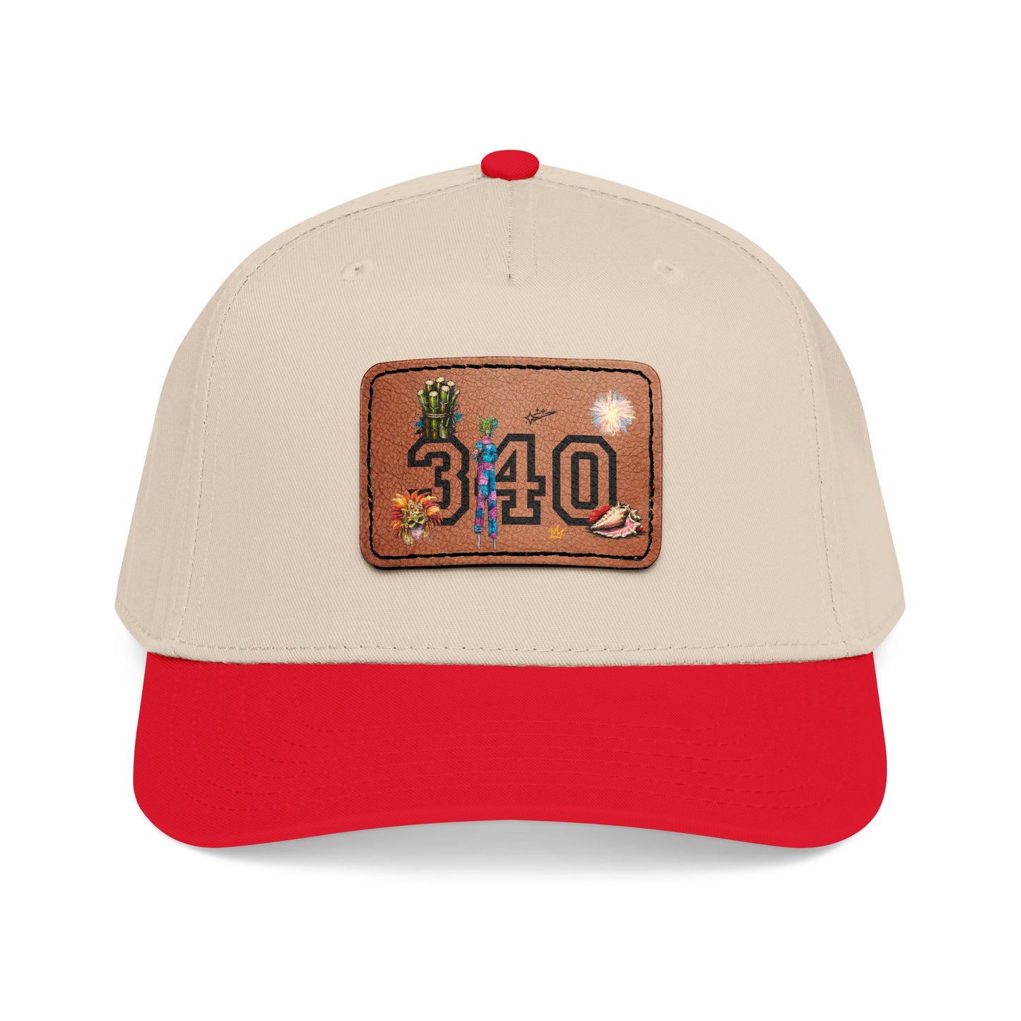 Hams Bluff 340 Leather Patch Baseball Cap