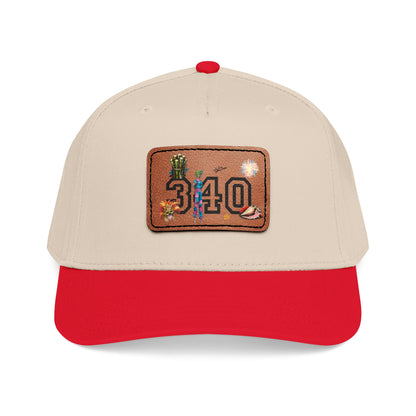 Hams Bluff 340 Leather Patch Baseball Cap