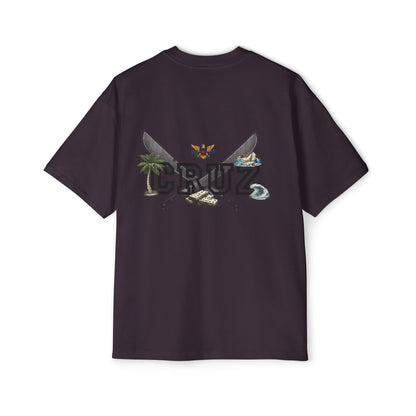 Cruz 340 Graphic Tee — Beach Vibes Men’s Oversized T-Shirt