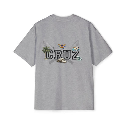 Cruz 340 Graphic Tee — Beach Vibes Men’s Oversized T-Shirt