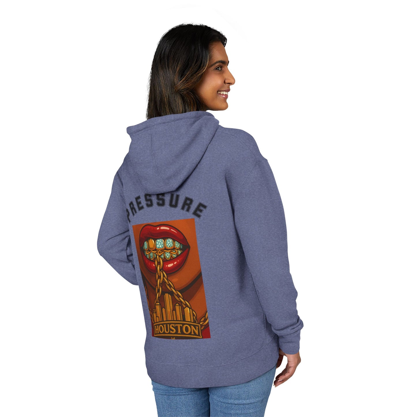 French Terry Hoodie -Apply Pressure Graphic