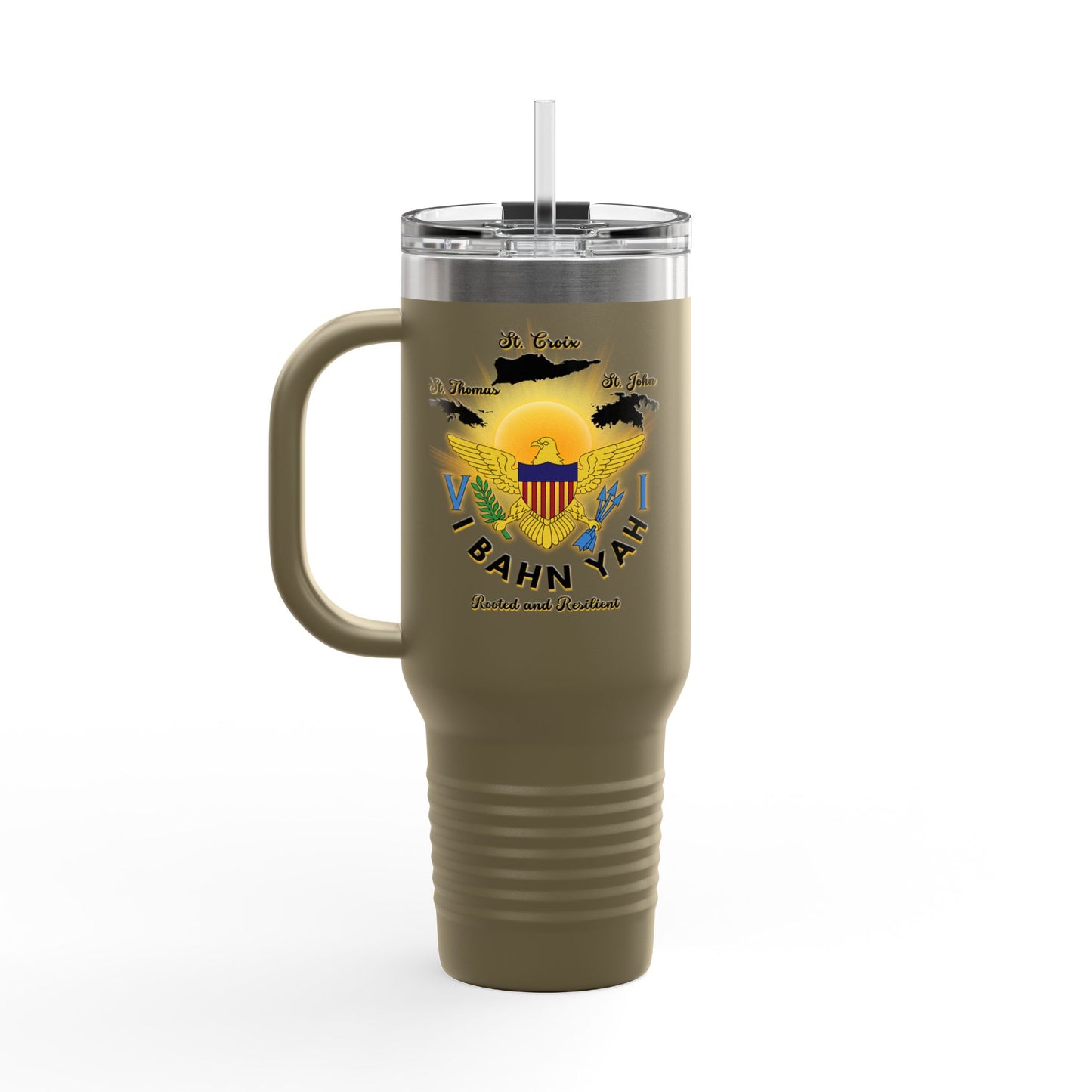 Insulated Travel Mug - “I Bahn Yah” Everyday Identity 40oz