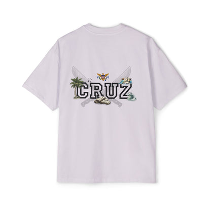Cruz 340 Graphic Tee — Beach Vibes Men’s Oversized T-Shirt