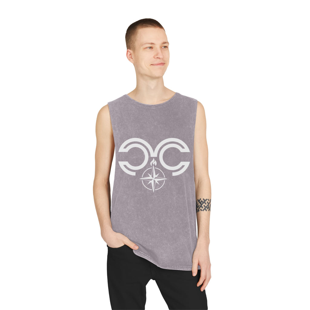 Stonewash Tank Top OG Monogram Hustle Heritage Tank
