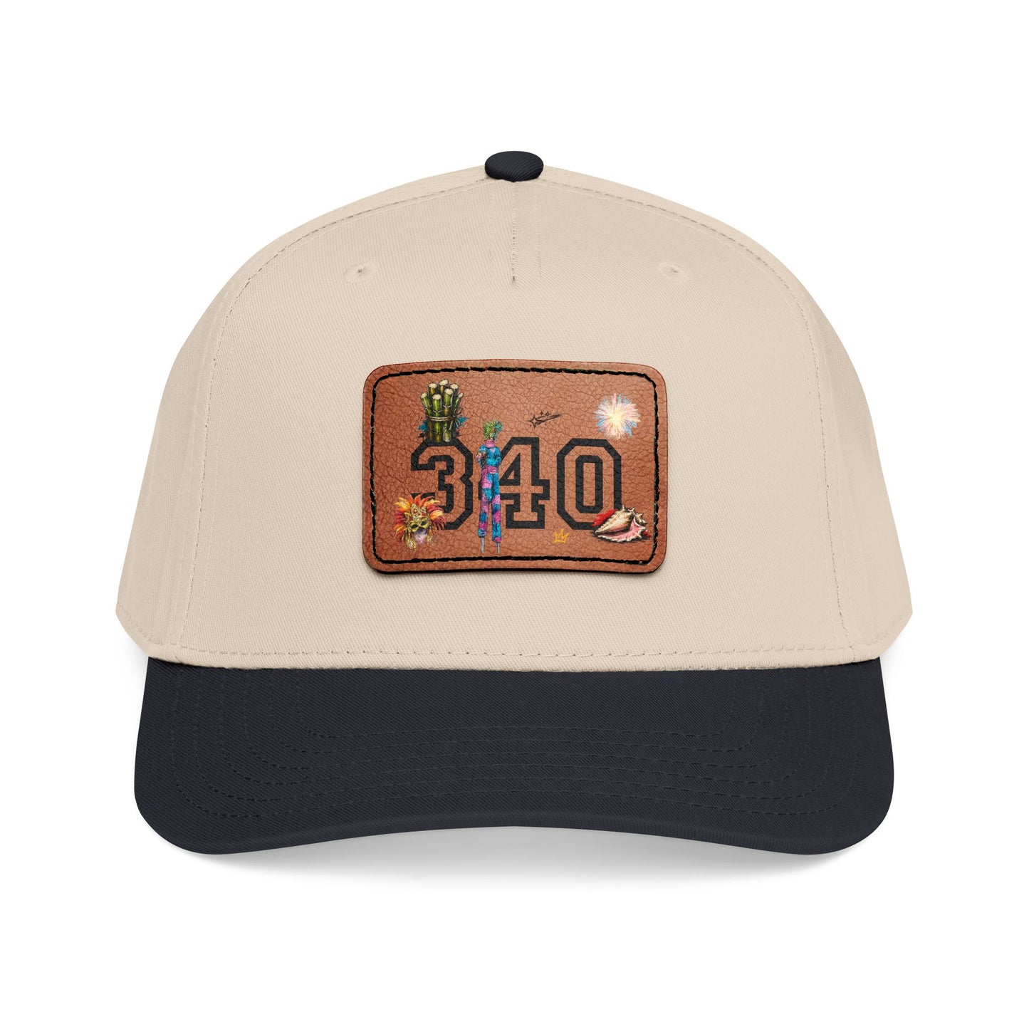 Hams Bluff 340 Leather Patch Baseball Cap