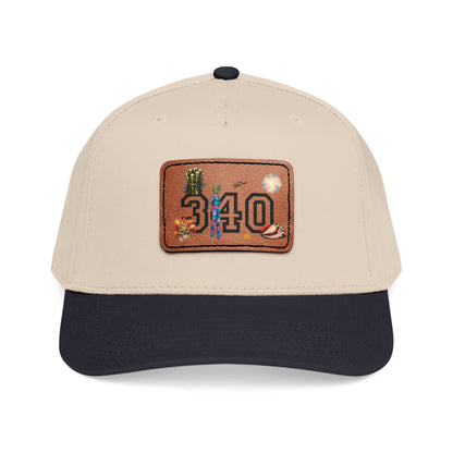 Hams Bluff 340 Leather Patch Baseball Cap