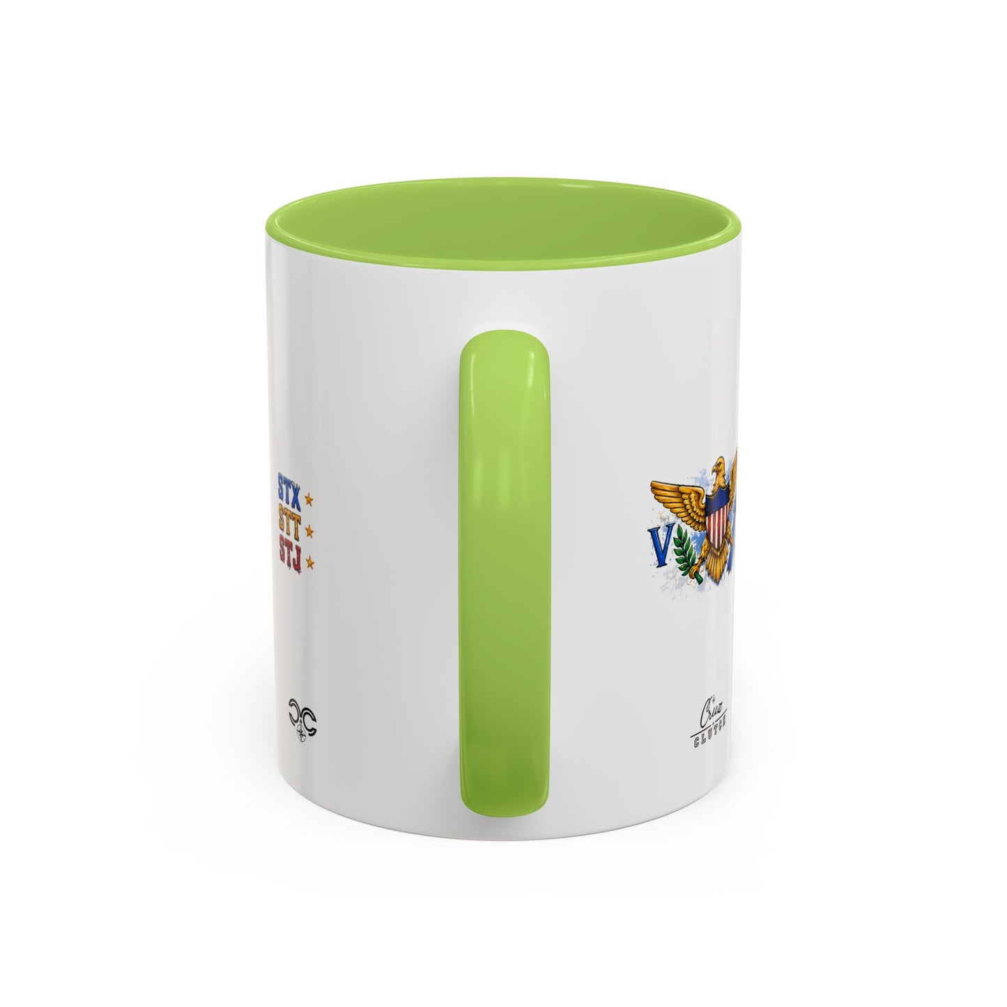 Accent Coffee Mug — "The islands don't leave you." St. Croix Inspired 11/15oz