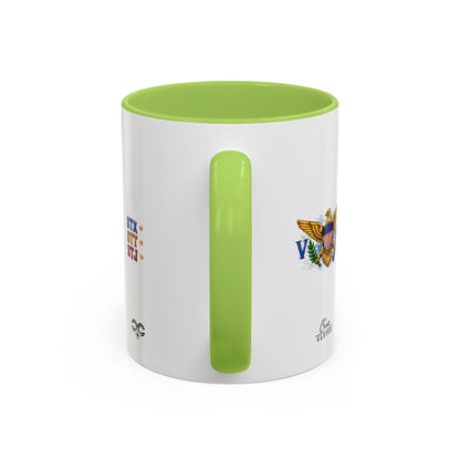 Accent Coffee Mug — "The islands don't leave you." St. Croix Inspired 11/15oz