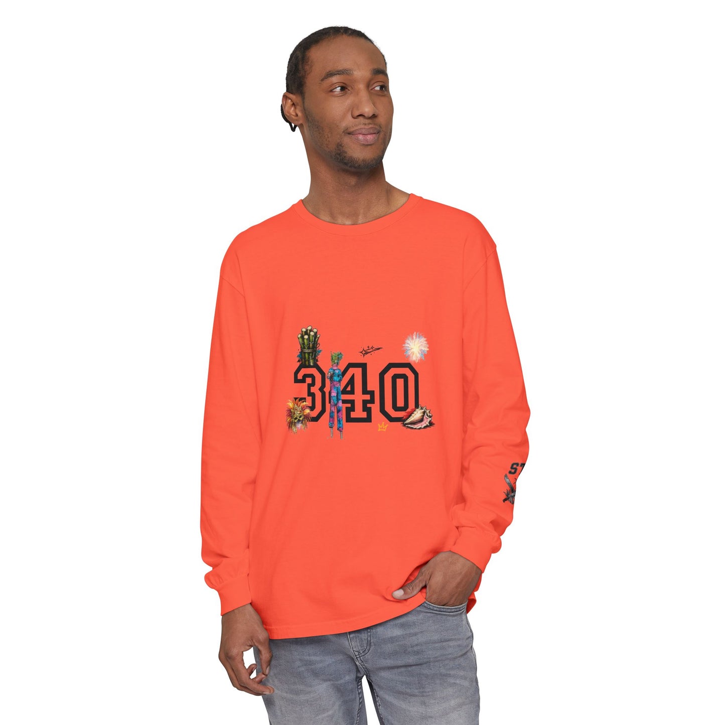 Cruz 340 Long Sleeve Tee — Island Vibes Graphic Shirt