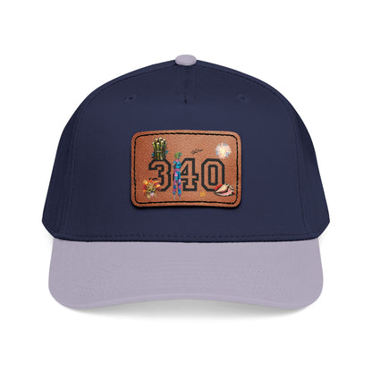 Hams Bluff 340 Leather Patch Baseball Cap