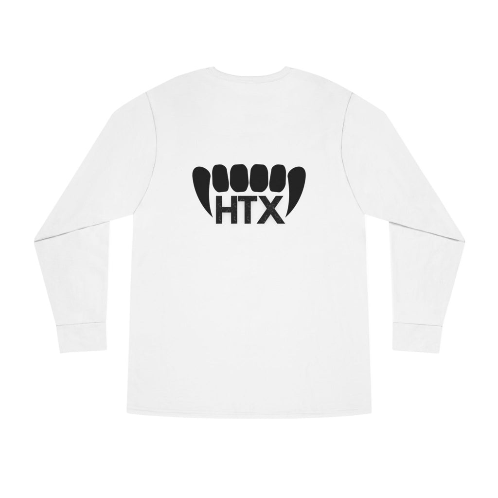 Long Sleeve Tee ZOOston Zebra Edition Black & White Drip Subtle Stylish