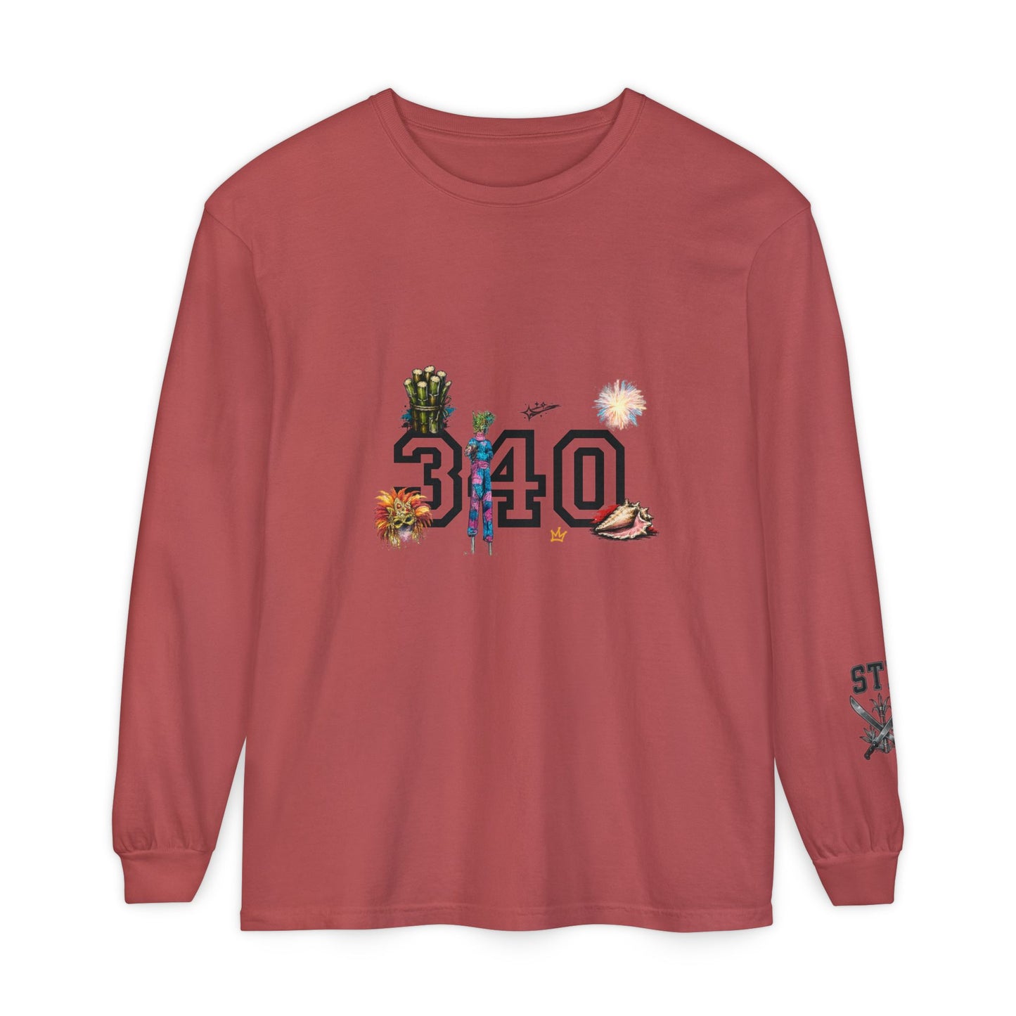 Cruz 340 Long Sleeve Tee — Island Vibes Graphic Shirt