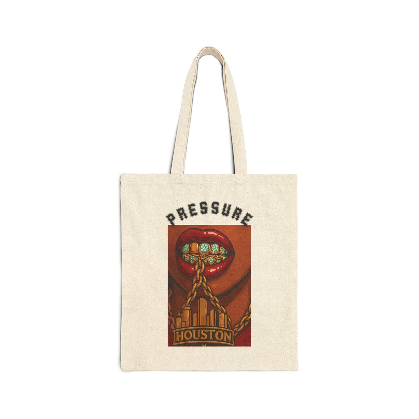 Stylish Cotton Canvas Tote Bag - Perfect for Everyday, Shopping, Travel, and Gifts for Houston Lovers