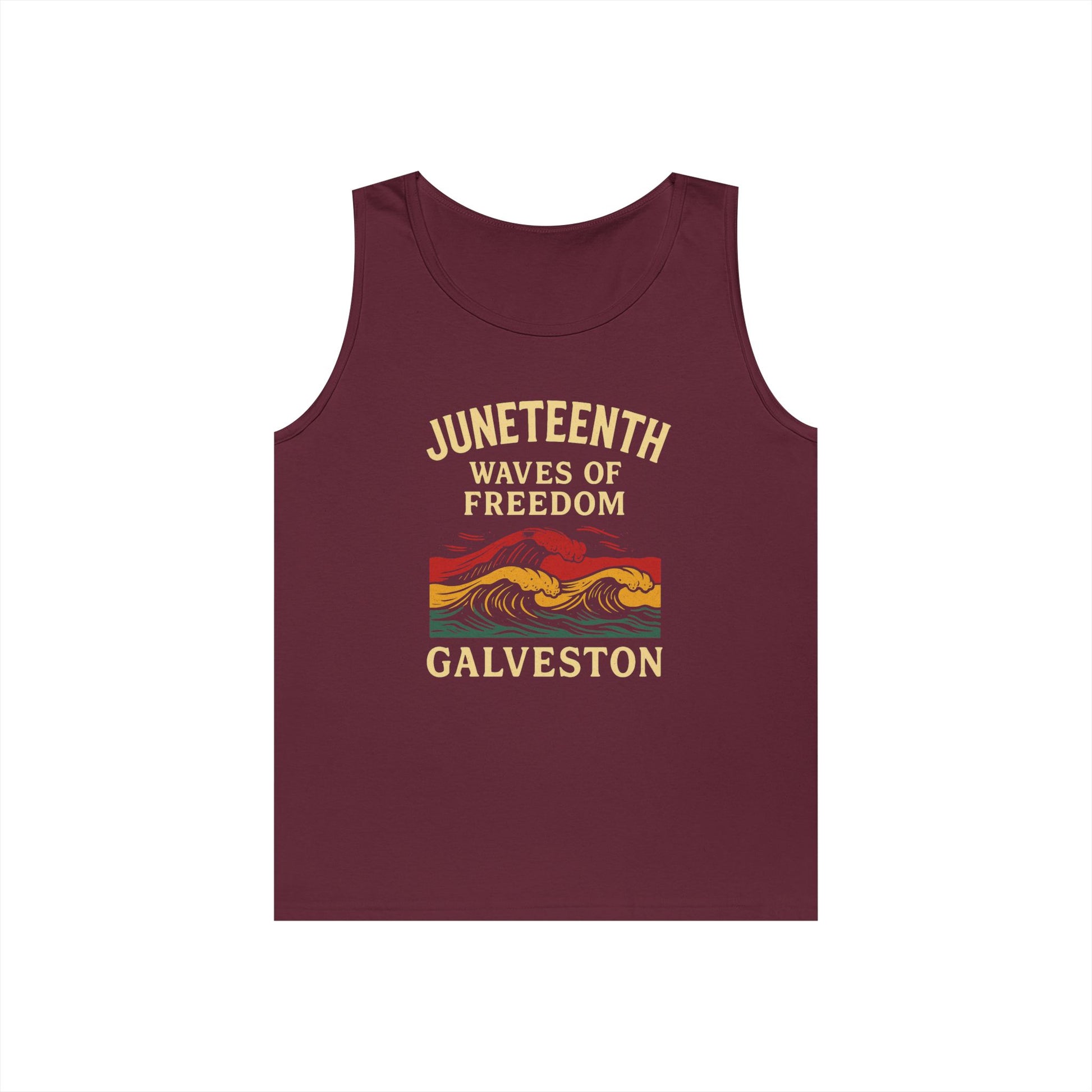 Tank Top Waves of Freedom Juneteenth Design
