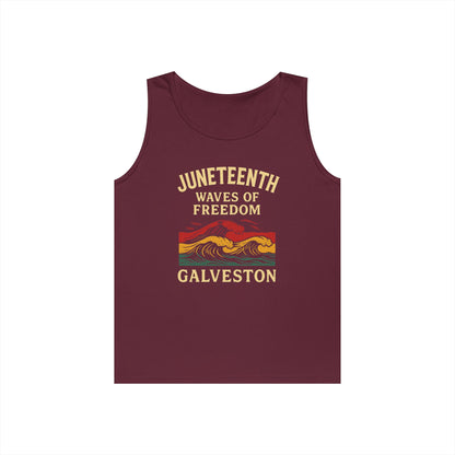 Tank Top Waves of Freedom Juneteenth Design