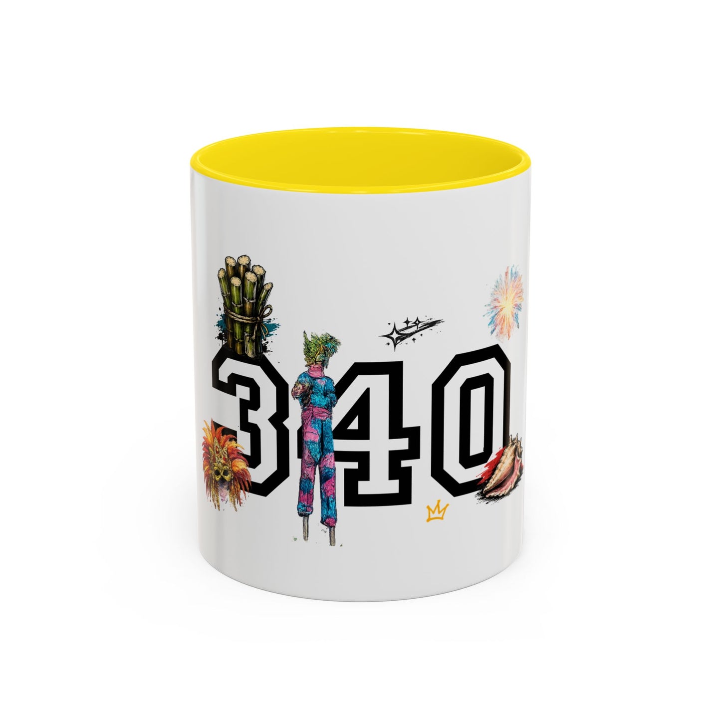 Accent Coffee Mug — "The islands don't leave you." St. Croix Inspired 11/15oz