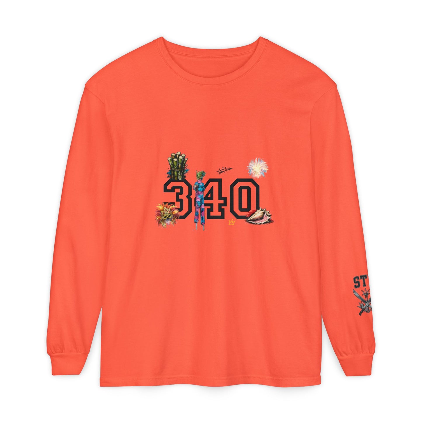 Cruz 340 Long Sleeve Tee — Island Vibes Graphic Shirt