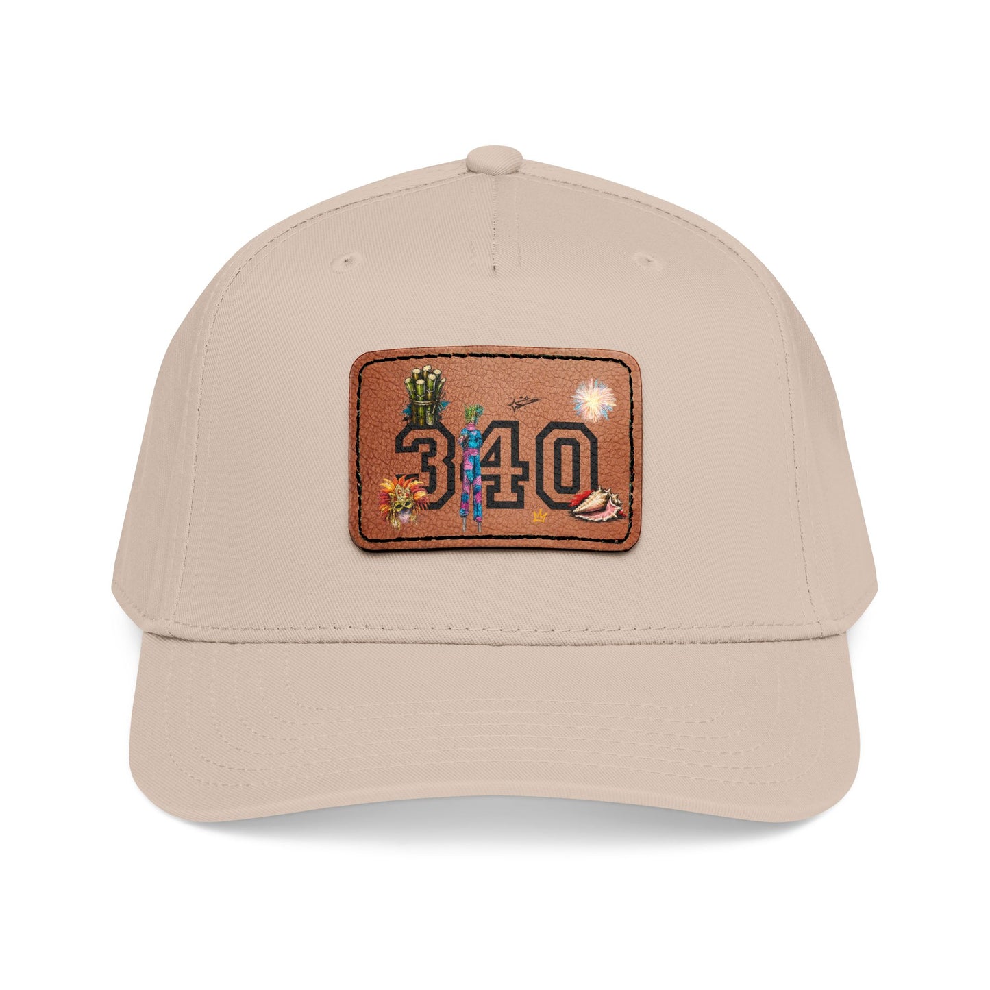 Hams Bluff 340 Leather Patch Baseball Cap