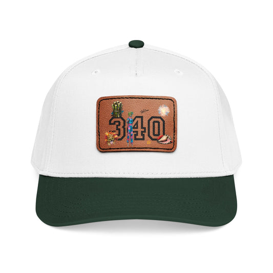 Hams Bluff 340 Leather Patch Baseball Cap