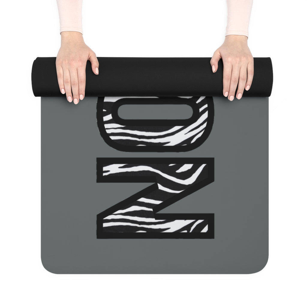 Yoga Mat - ZOOston Zebra Edition Black & White Drip Design