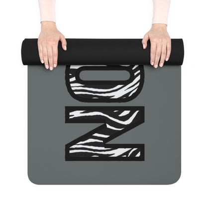 Yoga Mat - ZOOston Zebra Edition Black & White Drip Design