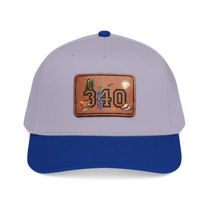 Hams Bluff 340 Leather Patch Baseball Cap