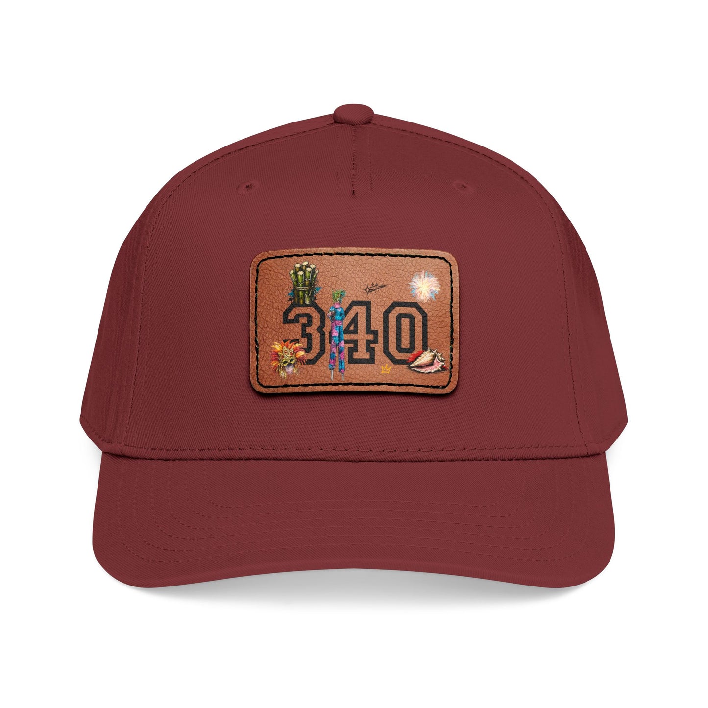 Hams Bluff 340 Leather Patch Baseball Cap