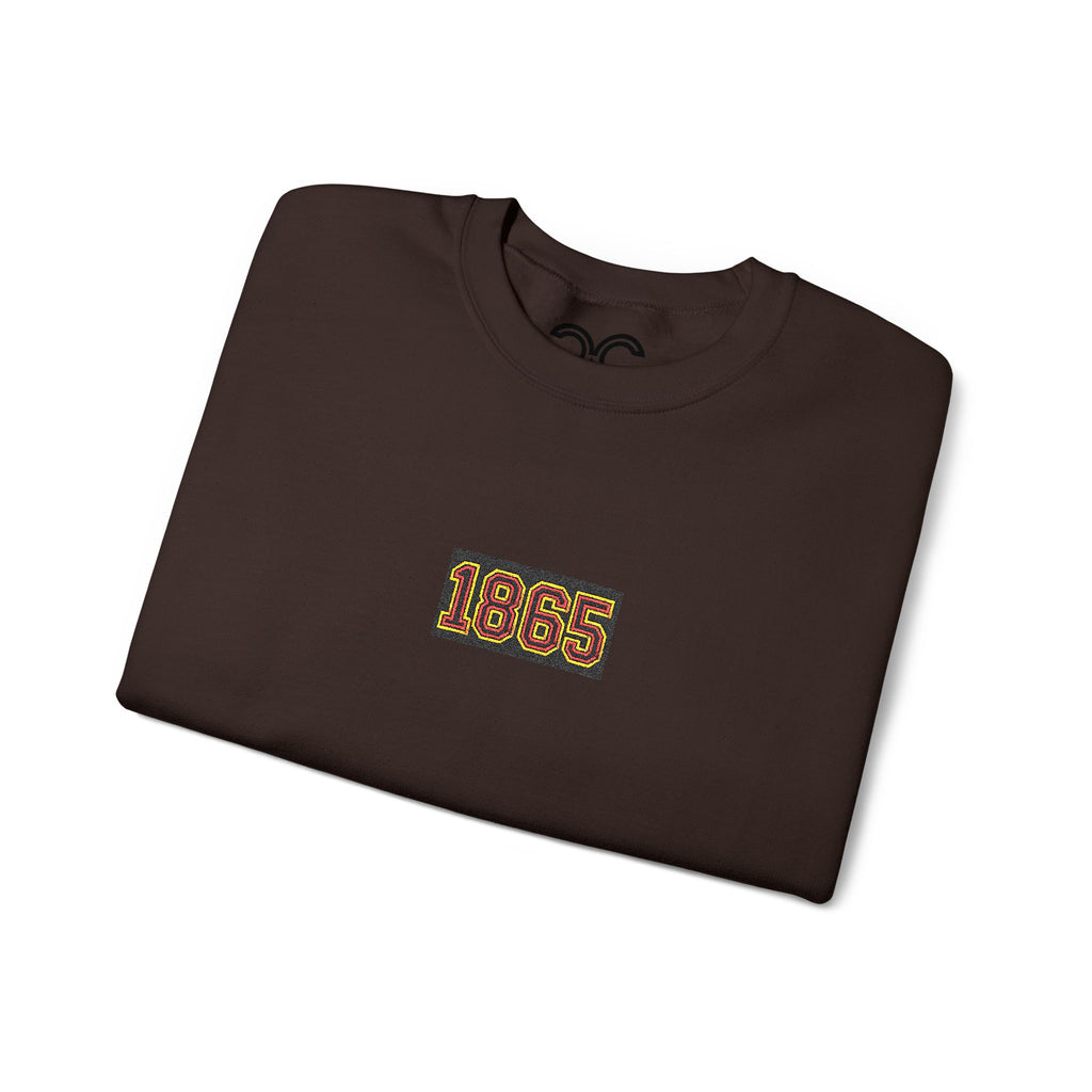 Juneteenth 1865 Crewneck Sweatshirt - Gold Red Black Green Colors