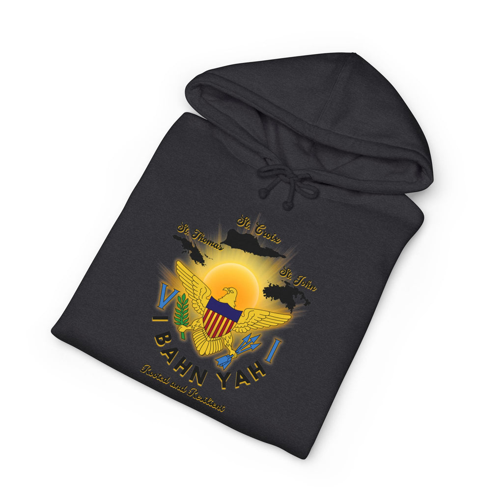 I Bahn Yah Hoodie - Caribbean‑American Backyard Vibes Heavyweight Sweatshirt